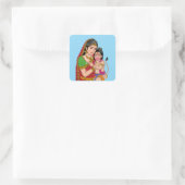 Hanuman & Anjana Mata Aufkleber (Tasche)