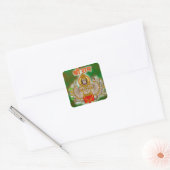 Hanuman-Aufkleber Quadratischer Aufkleber (Umschlag)