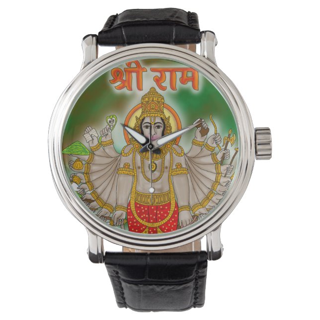Hanuman Clock Armbanduhr (Vorderseite)