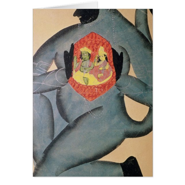 Hanuman, das Rama und Sita aufdeckt (Vorne)