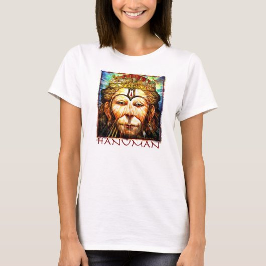Hanuman! Der T - Shirt der Frau (Vorderseite)