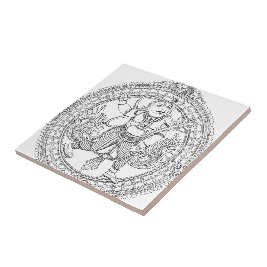 Hanuman Fliese (Seite)