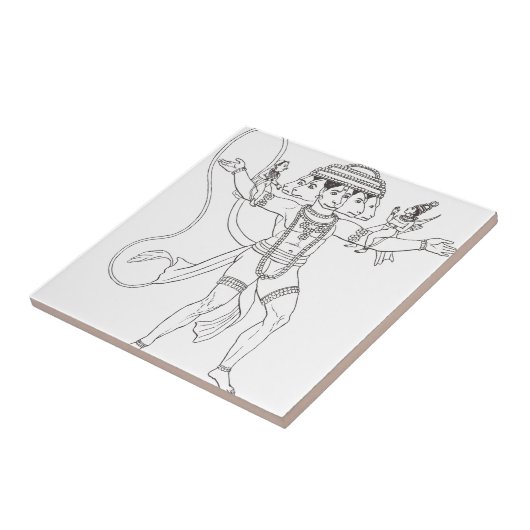 Hanuman Fliese (Seite)