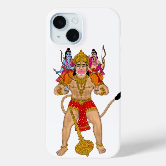 Hanuman-Handyhülle Case-Mate iPhone Hülle (Rückseite)