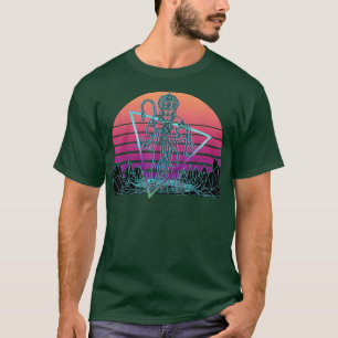 Hanuman Hindu-Gott Alte Hindu-Mythologie Vaporwav T-Shirt