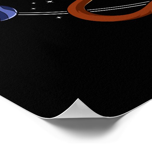 Hanuman Hindu Gott Poster (Ecke)