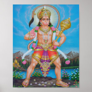 Hanuman, indianGod Poster