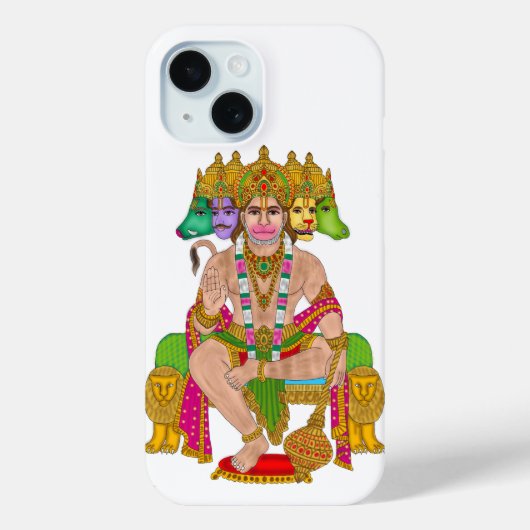 Hanuman Ji Phone Cover | Hindu Lord Hanuman Spirit (Rückseite)