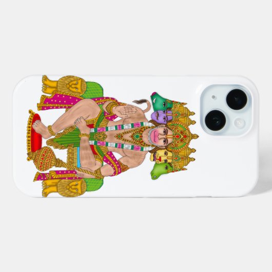 Hanuman Ji Phone Cover | Hindu Lord Hanuman Spirit (Rückseite (Horizontal))