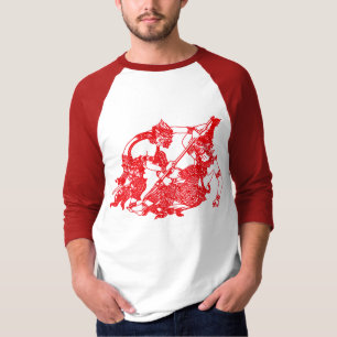 HANUMAN - KÄMPFEN DER BUDDHISTISCHEN U. HINDISCHEN T-Shirt