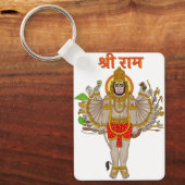 Hanuman Keychain Schlüsselanhänger (Vorderseite)