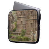 Hanuman-Langurs oder schwarz, gemein oder grau Laptopschutzhülle (Vorderseite Links)