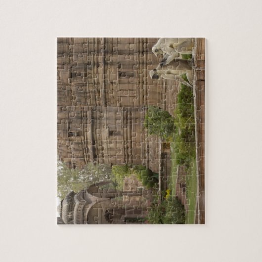 Hanuman-Langurs oder schwarz, gemein oder grau Puzzle (Vertikal)