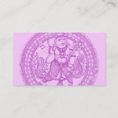 Hanuman Monkey Calling Card Telefonnummerkarte (Rückseite)