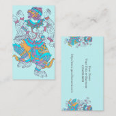 Hanuman Monkey God Visitenkarte (Vorne/Hinten)