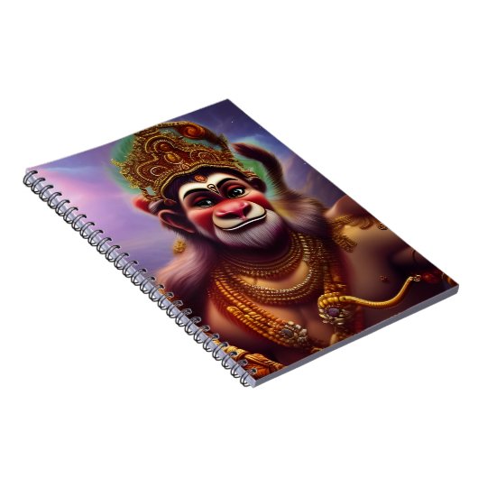 Hanuman nimmt eine Selfie Notizblock (Rechte Seite)