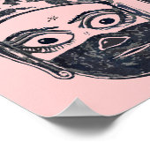 Hanuman Pop Art Poster (Ecke)