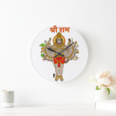 Hanuman-Uhr Große Wanduhr (Zuhause)