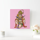 Hanuman Wanduhr (Zuhause)