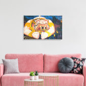 Hanuman Wrapped Canvas Leinwanddruck (Insitu (Wohnzimmer))