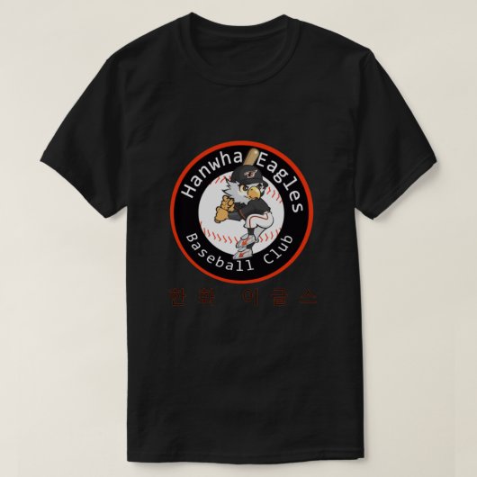 Hanwha Eagles - Baseball - Südkoreanischer Basebal T-Shirt (Design vorne)