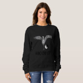 Hao Tai Chi Kranich-Pose Sweatshirt (Vorne ganz)
