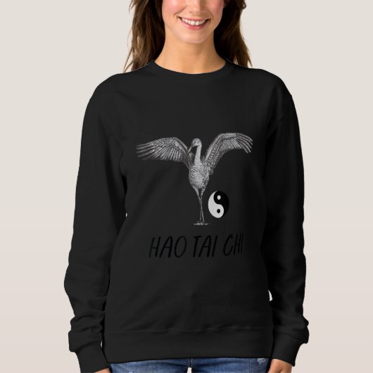 Hao Tai Chi Kranich-Pose Sweatshirt (Vorderseite)