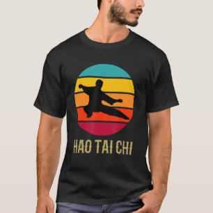 Hao Tai Chi Vintag Sunset Chinese Martial Arts St T-Shirt