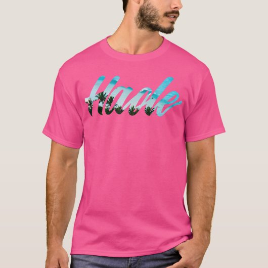 Haole Hawaii Apparel Palm Tree T-Shirt (Vorderseite)