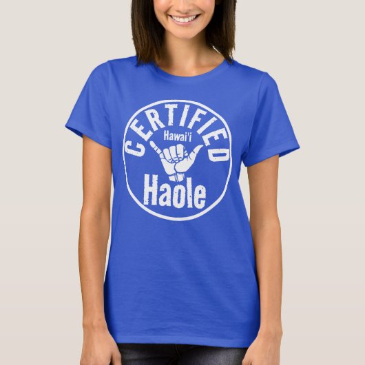 HAOLE ZERTIFIZIERTES SCHAKA HAWAII T-Shirt (Vorderseite)