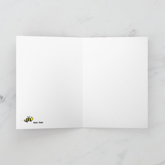 HAP "BEE" Geburtstag Karte (Innenseite)