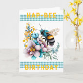 Hap-Bee-Geburtstagskarte Karte (Gelbe Blume)