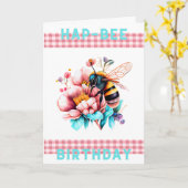 Hap-Bee-Geburtstagskarte Karte (Gelbe Blume)