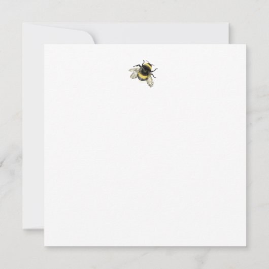 Hap - Biene zum Geburtstag (Rückseite)