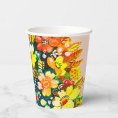 Hap - Biene zum Geburtstag Pappbecher (Rückseite)