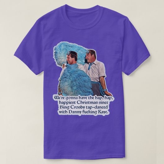 Hap Hap glücklichste Weihnachtsgeschwister Rebrepr T-Shirt (Design vorne)