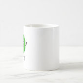 Hap-pea Funny Happy Pea Pun Kaffeetasse (Mittel)