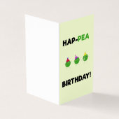 HAP-PEA-Geburtstagskarte (Vorderseite)