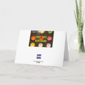 Hap Pee Birthday Karte (Rückseite)