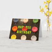 Hap Pee Birthday Karte (Gelbe Blume)