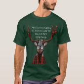 Hap Pee Hall Lee Dayz Funny Hipster Deer T-Shirt (Vorderseite)
