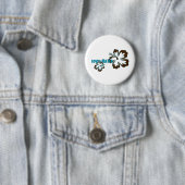 Hapa 100% (mit Hibiskus) Button (Beispiel)