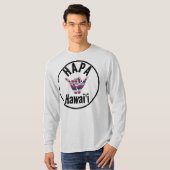 HAPA HAWAII TRIBAL HI Flag SHAKA T-Shirt (Vorne ganz)