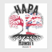 HAPA JAPAN HAWAII ROOTS AUFKLEBER (Blatt)