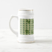 Hapa Kariert Green, Bierglas (Links)