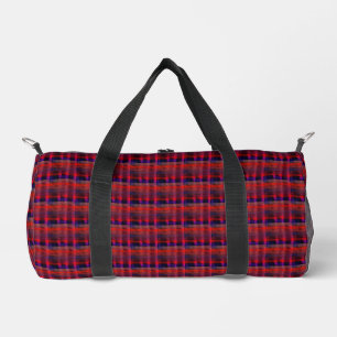 Hapa Kariert Orange 1974, Duffle Bag