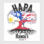 HAPA PHILIPPINES HAWAII ROOTS STICKER (Blatt)