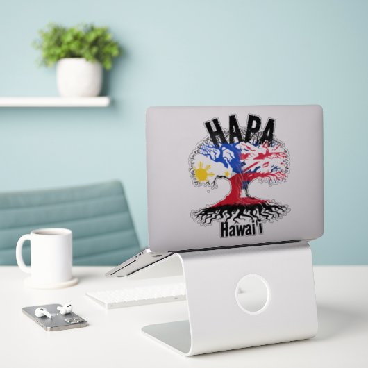 HAPA PHILIPPINES HAWAII ROOTS STICKER (Laptop auf Schreibtisch)