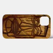 Hapalua Tiki Hawaiian Imitats Koa Wood Case-Mate iPhone Hülle (Rückseite (Horizontal))