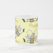 HapBEE Bee Collage Geburtstag Mattglastasse (Mittel)